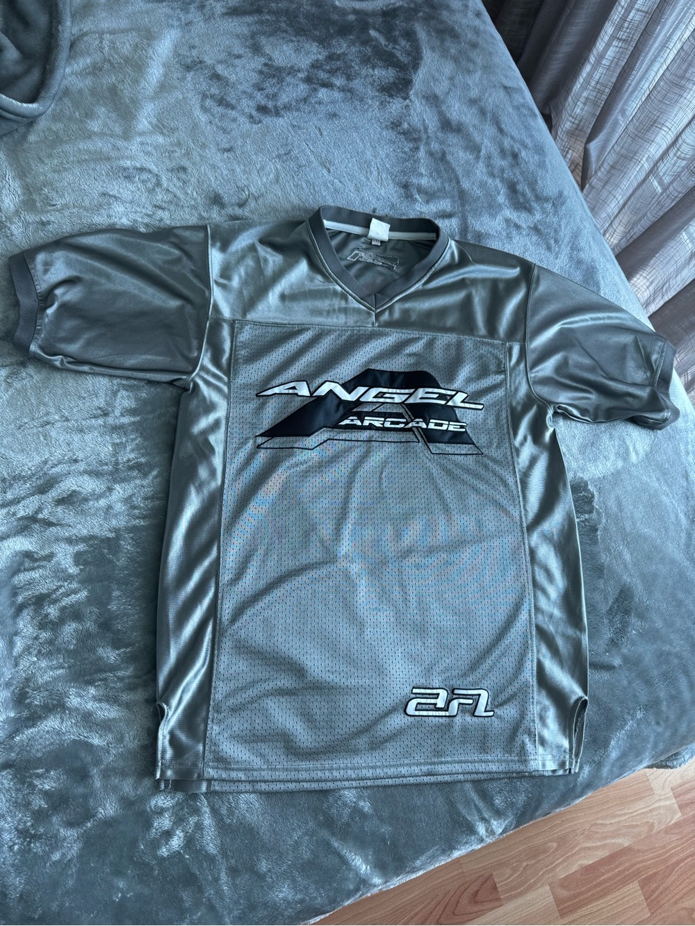Performance Jersey in Silver Gray - oversized - FINAL SALE
